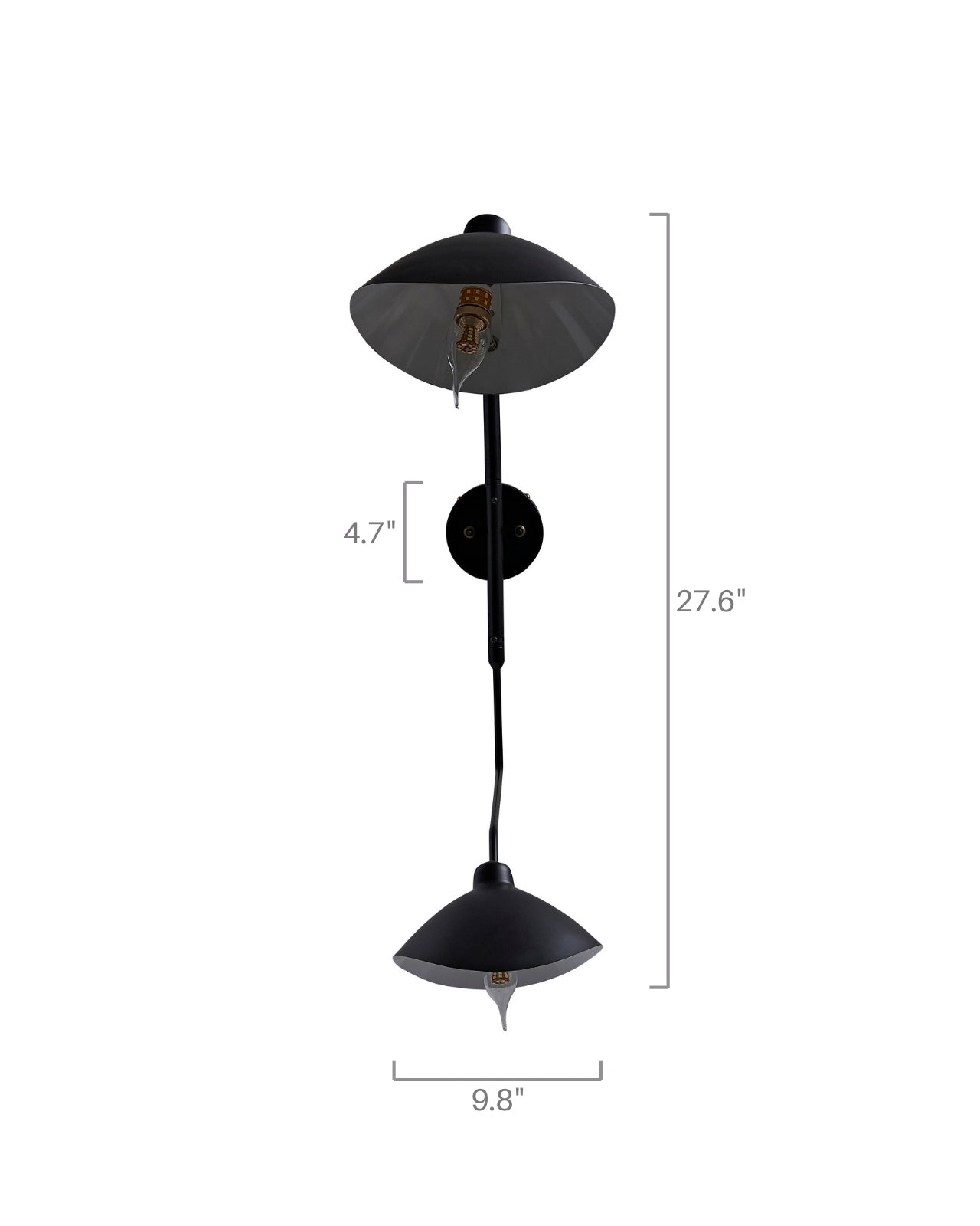 Fleur de Noir Oversize Wall Sconce