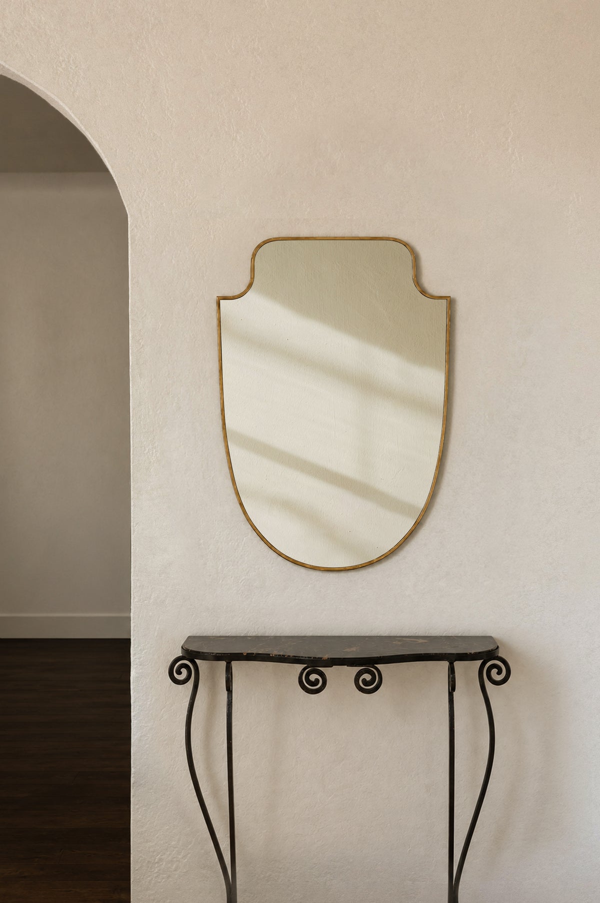 Shelda Gold Wall Mirror