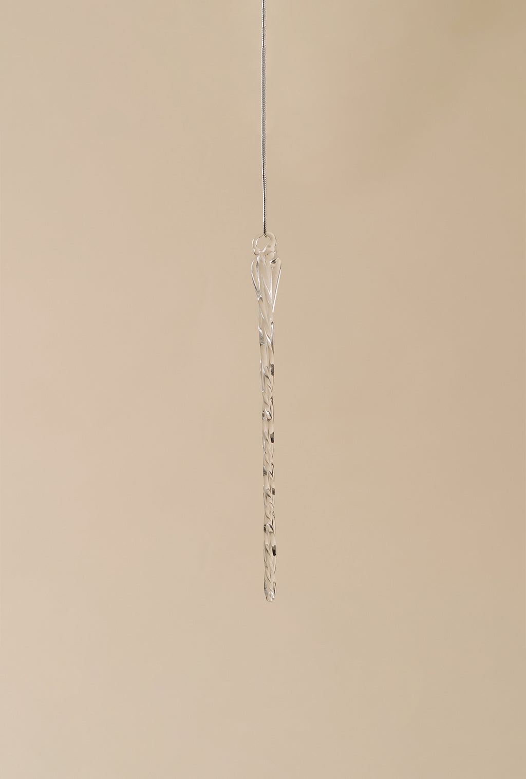 Icy Icicle Glass Ornaments