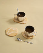 Puddle Coasters - Set of 3 - Salted Caramel