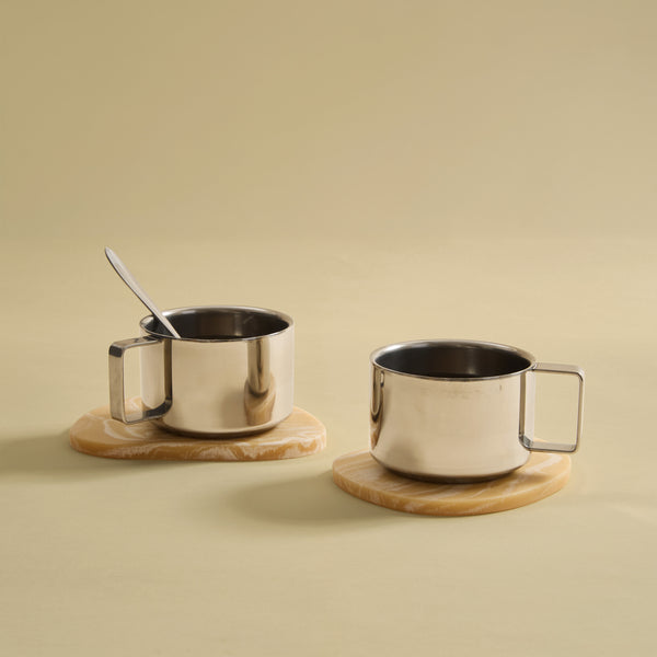 Puddle Coasters - Set of 3 - Salted Caramel