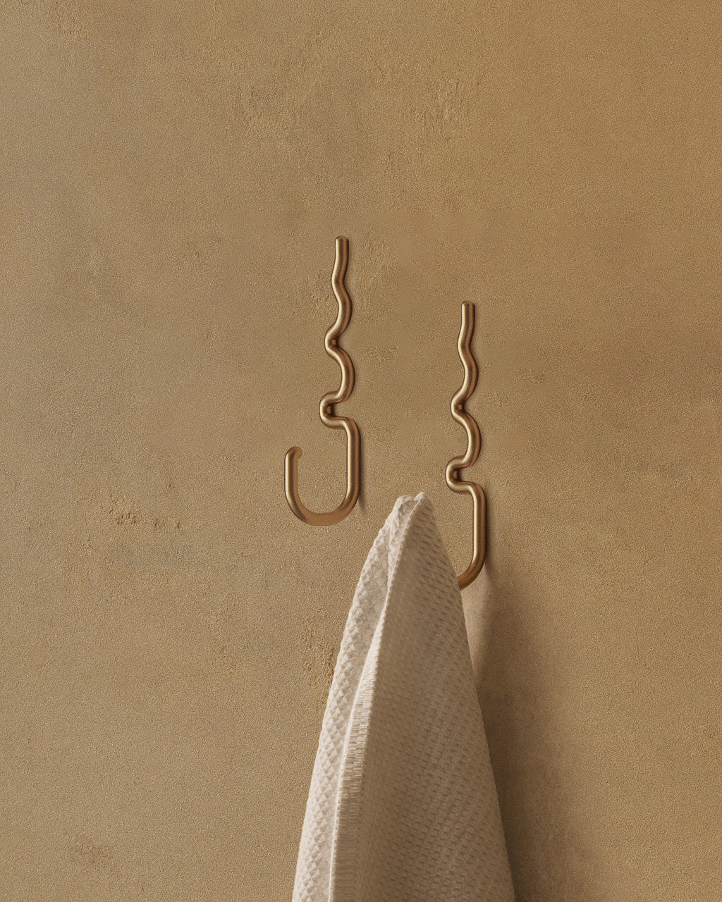 Glenn Brass Hook - set of 2