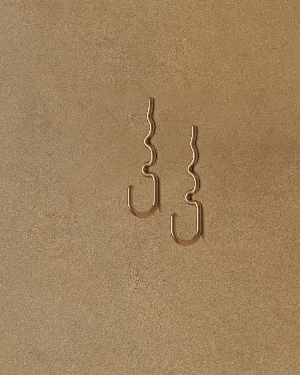 Glenn Brass Hook - set of 2
