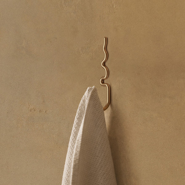 Glenn Brass Hook - set of 2