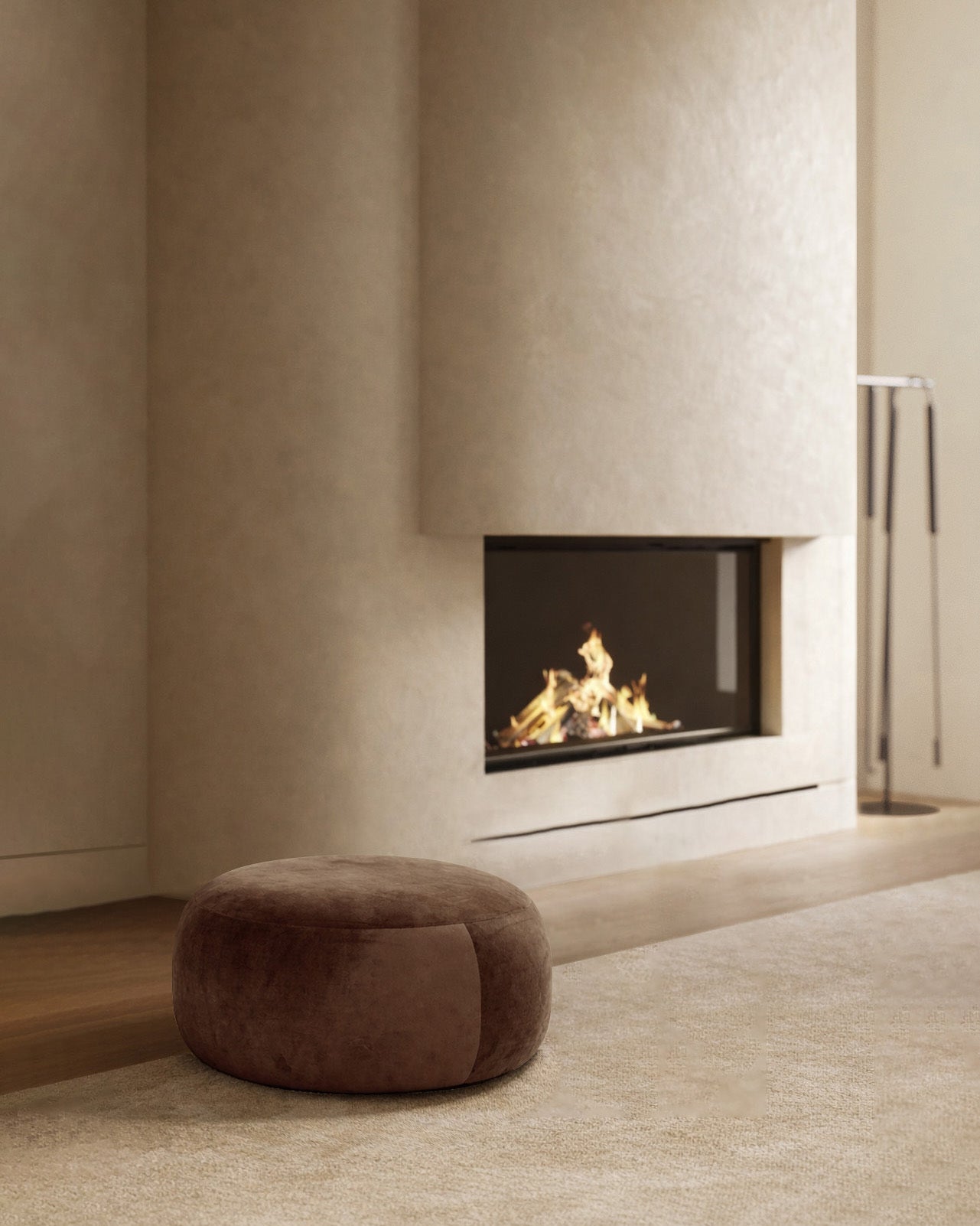 On The Rocks - Pebble Ottoman Set