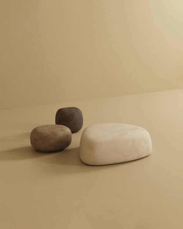 On The Rocks - Pebble Ottoman Set
